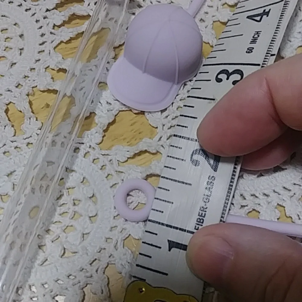 Lavender Baseball cap Straw Cover Toppers, protect from germs and dust